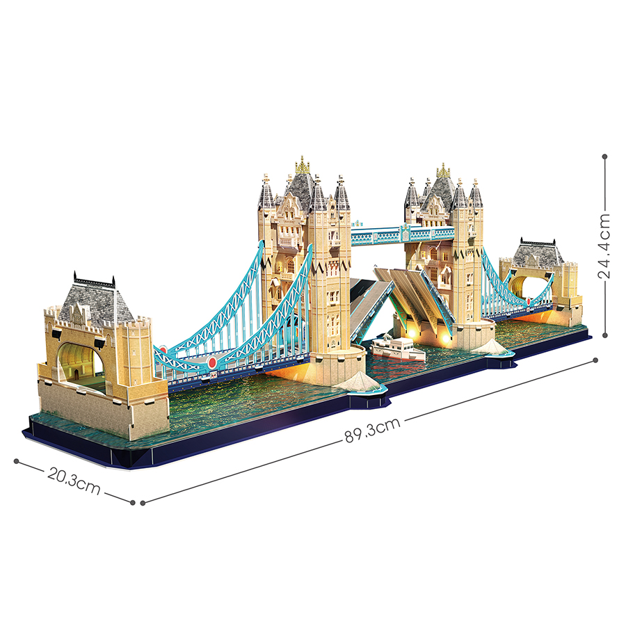 Đồ Chơi Trẻ Em Xếp Hình 3D Có Đèn Led: Cầu Tháp London PUZZLES L531H