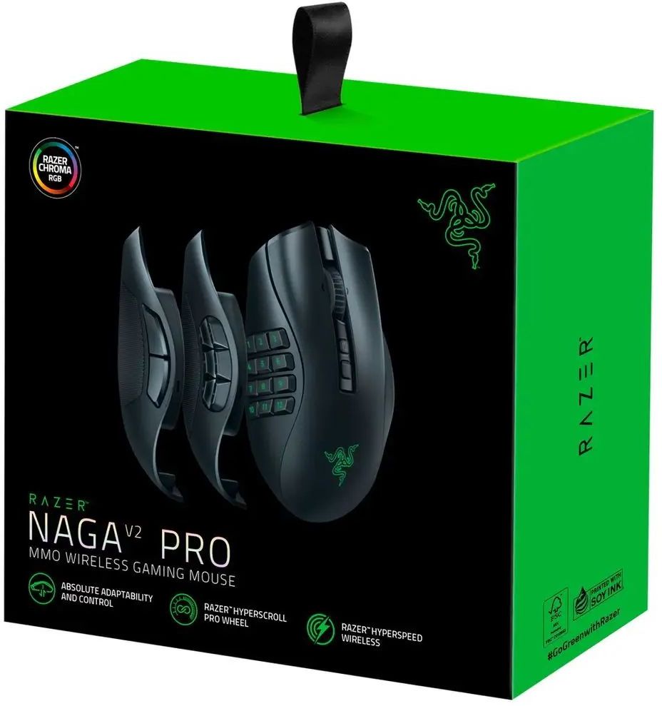 Chuột chơi Game không dây Razer Naga V2 Pro - Hàng chính hãng