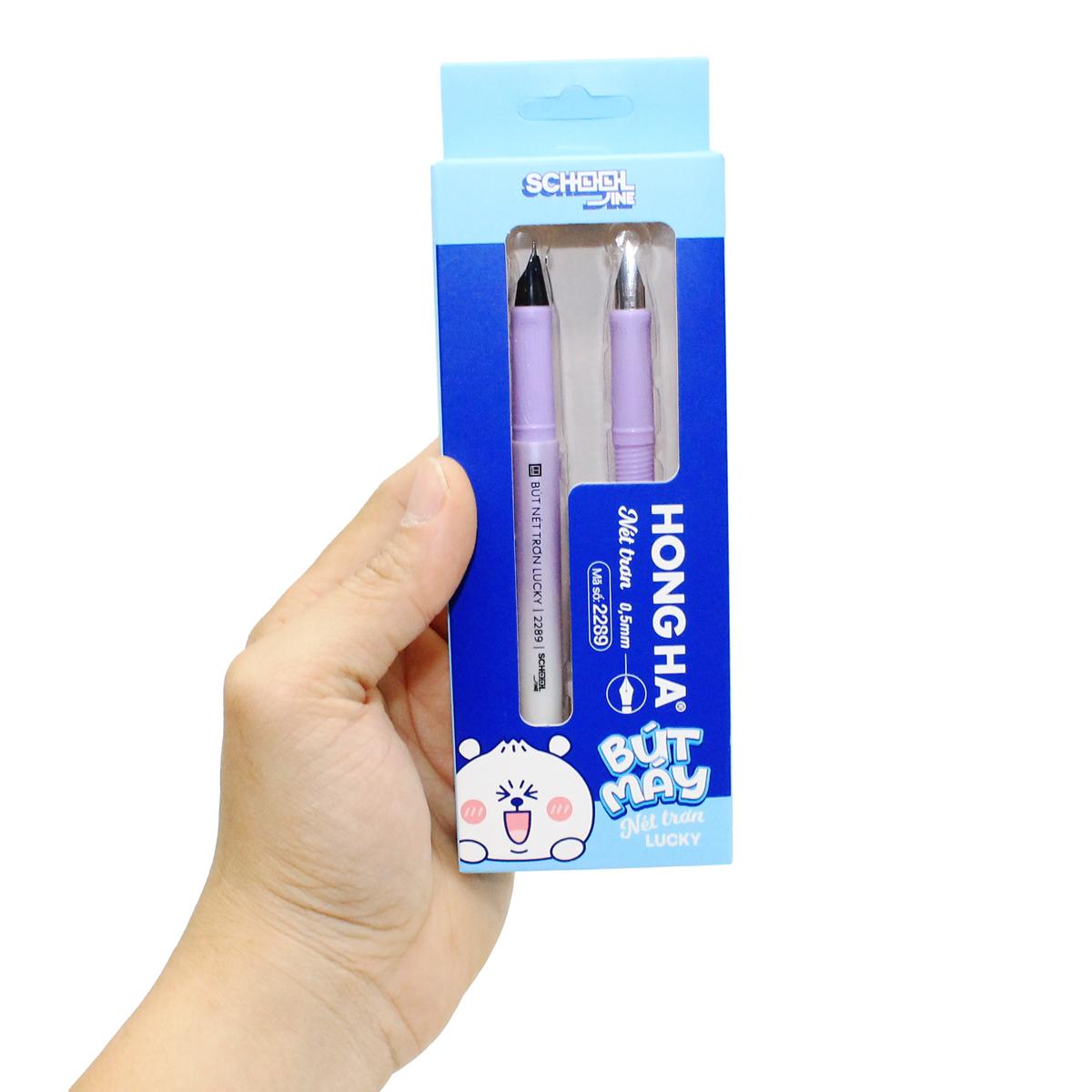 Bút Máy Nét Trơn Lucky 0.5 mm - Hồng Hà 2289