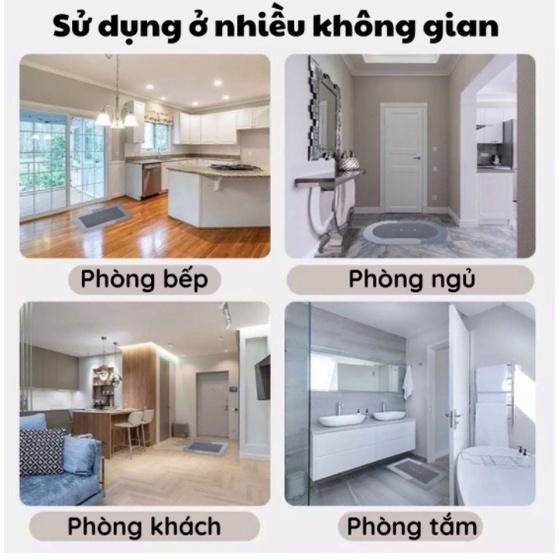 Thảm silicon nhà bếp, thảm lau chân, thảm lót sàn nhà - Thảm hút nước chống trơn trượt