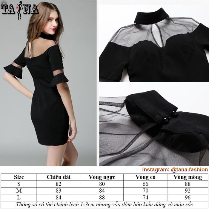 Đầm thời trang dáng ôm tay lỡ