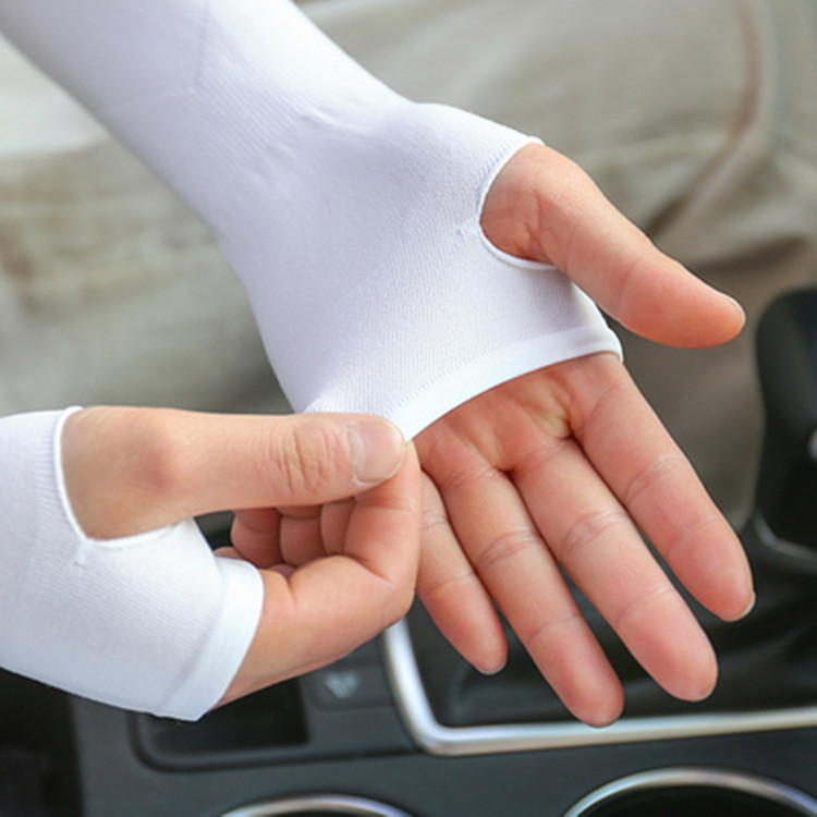 Găng tay chống nắng HATSU-LSL xỏ ngón - bảo vệ tay khỏi tia UV lên đến 90% đã được kiểm chứng - dành cho cả nam và nữ 