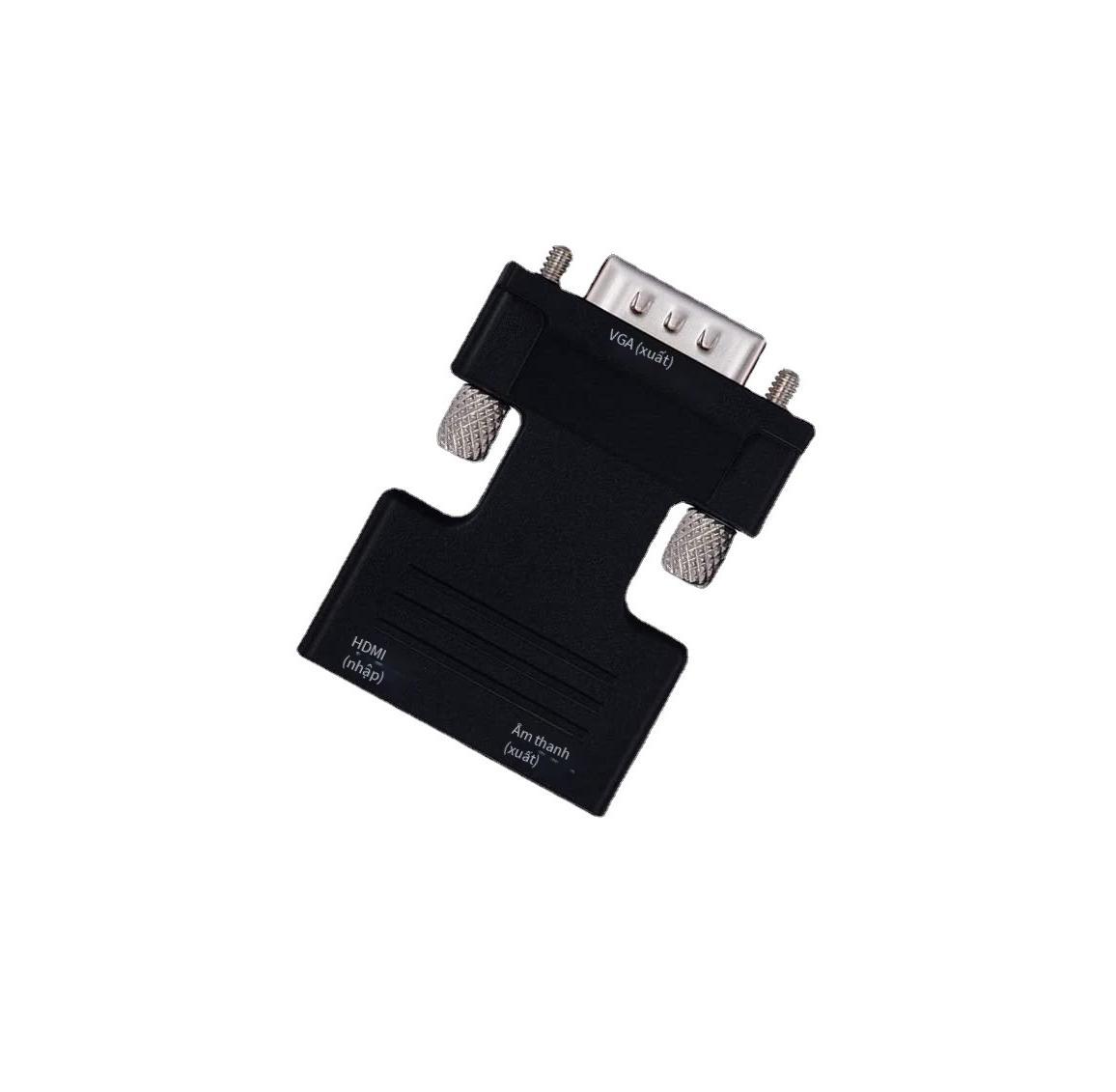 Phong cách mới nhất đang bán chạy bộ chuyển đổi HDMI nữ sang VGA nam với máy chiếu âm thanh máy tính chuyển đổi hdmi sang vga