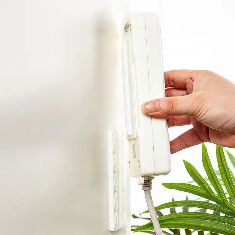 Thanh Dán Tường Treo Ổ Cắm Điện, Modem Wifi/ Giá Đỡ Treo Tường Cố Định Ổ Cắm Điện