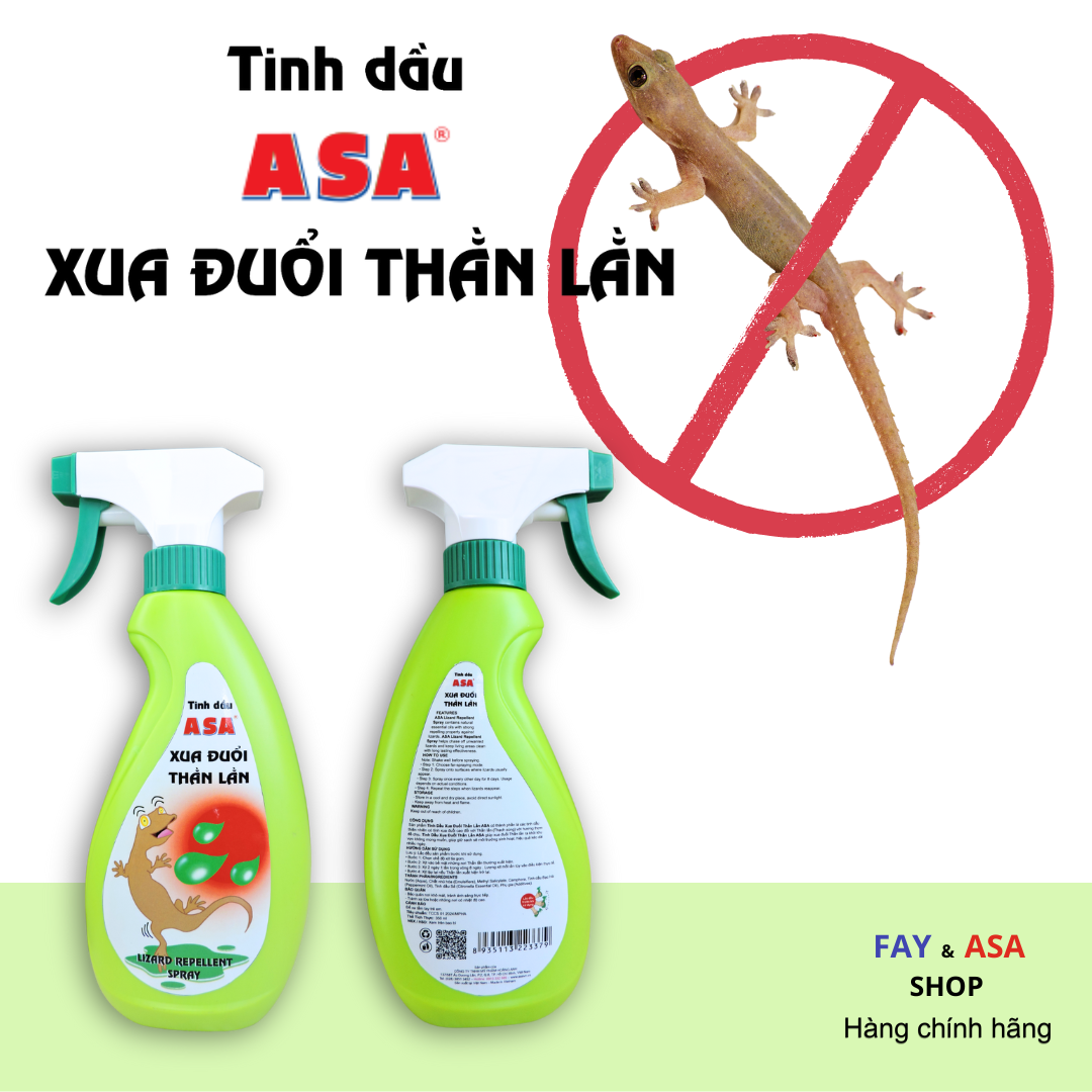 Xua Đuổi Thằn Lằn ASA 300ml - Xua đuổi thằn lằn, thạch sùng, không sát sanh, hiệu quả lâu dài