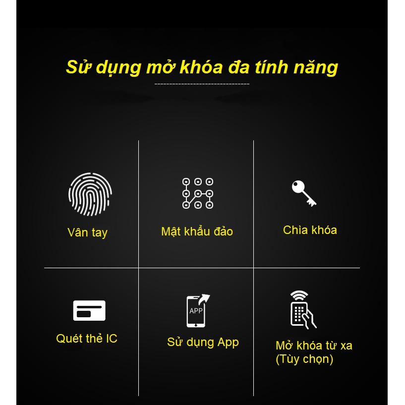 Khoá Cửa Thông Minh dành cho căn hộ Fingerprint Lock App