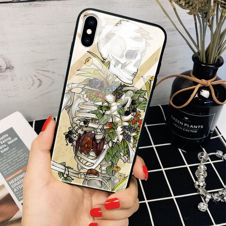 Ốp Lưng Bộ Xương Cute dành cho Iphone 6/6Plus/6S/6S Plus/7/7Plus/8/8Plus/X/Xs/Xs Max/11/11 Promax/12/12 Promax Lpc20120025