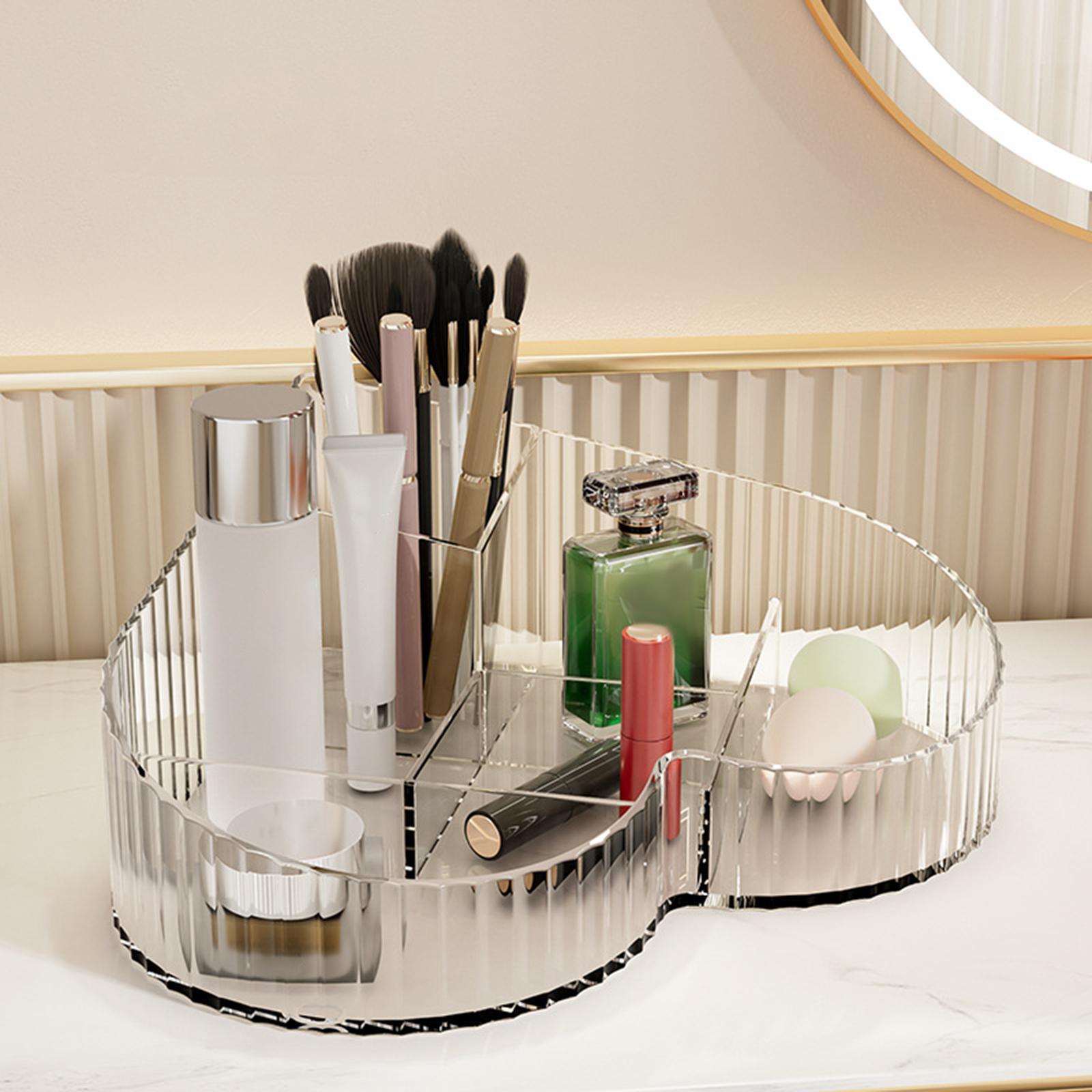 Cosmetic Organizer Countertop Cosmetic Display Case for Bathroom Office Home