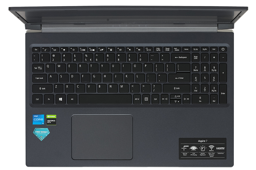 Máy Tính Xách Tay Laptop Acer Aspire 7 Gaming A715-75G-58U4 - Hàng Chính Hãng
