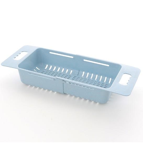 Kệ Đựng Chén Bát, Rau Củ Rút Gọn Để Bồn Rửa Chén Tiện Dụng