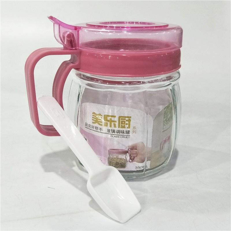 Bộ 5 Hũ Thuỷ Tinh Đựng Gia Vị, Bộ Hũ Gia Vị