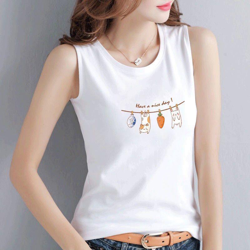 Áo thun 3 lỗ nữ sát nách cotton 100% cao cấp, co giãn thoải mái 4 chiều HAVE A NICE DAY-SALLY-SN107