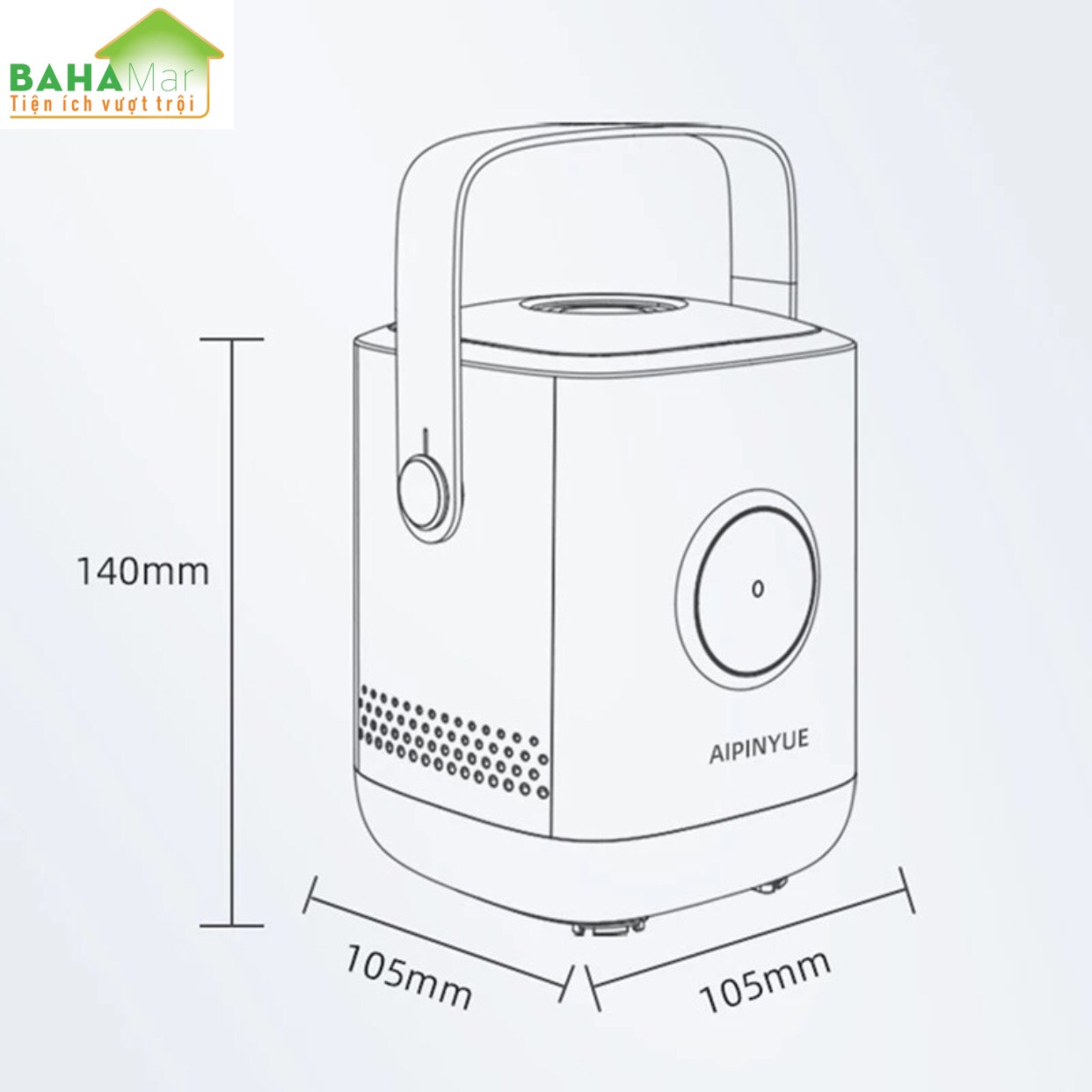 BƠM LỐP Ô TÔ DI ĐỘNG CÓ MÀN HÌNH HIỂN THỊ KỸ THUẬT SỐ - VỪA LÀ ĐÈN LED CHIẾU SÁNG "BAHAMAR"