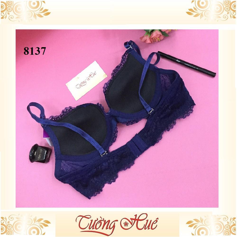 Áo lót nữ annie Bra 8137 áo ngực ren nâng vừa.