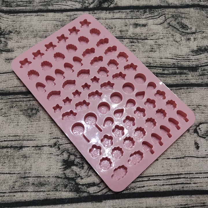Khuôn silicon kẹo dẻo hoa sao
