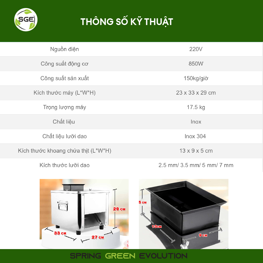 Máy Thái Thịt Tự Động MC2.5. Máy Thái Thịt Chất Lượng Cao, Công Suất Lên Tới 150kg/giờ. Hàng Nhập Khẩu Chính Hãng Thái Lan