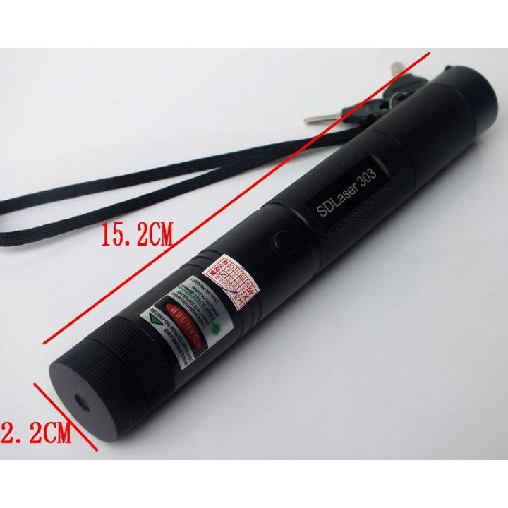 Đèn Laser cầm tay chiếu siêu xa SD303 ( Kèm pin 18650 3000 mAh )