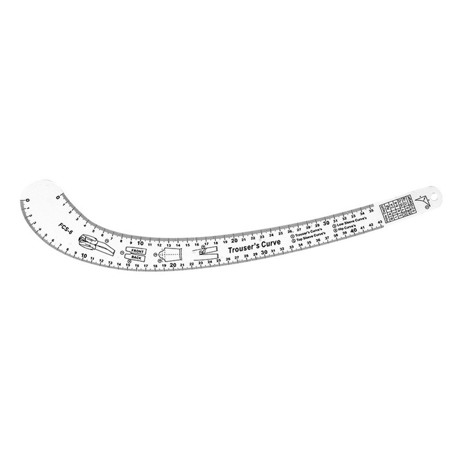 2x French Curve Ruler Metric Clothes  Making Sewing Ruler