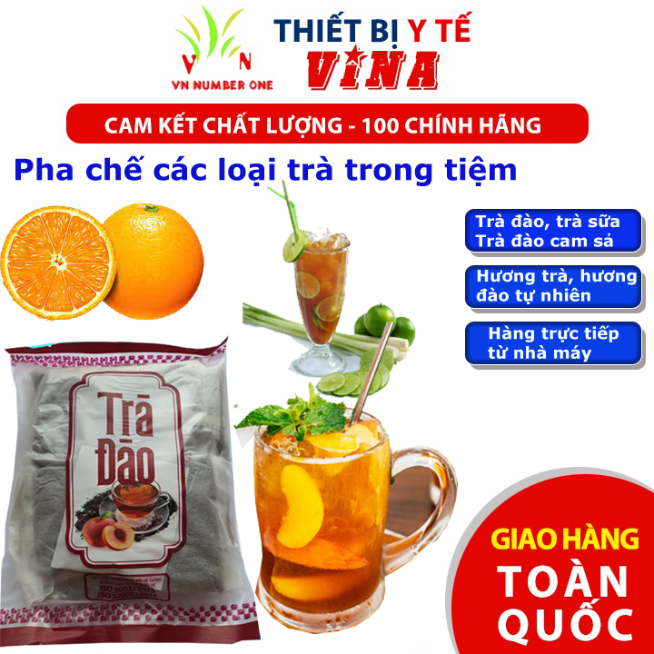 Tr a Đào Túi Lọc NNST Tân Nam Bắc Gói 10 Túi/Nguyên Liệu Làm Tr a Sữa trà đào cam sả