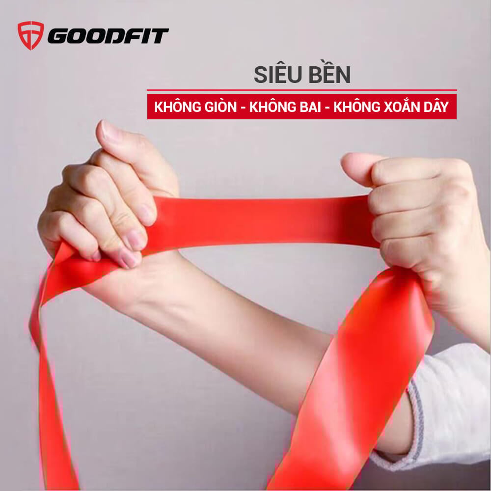 Dây kháng lực tập gym miniband GoodFit GF911MB - Set 5 dây