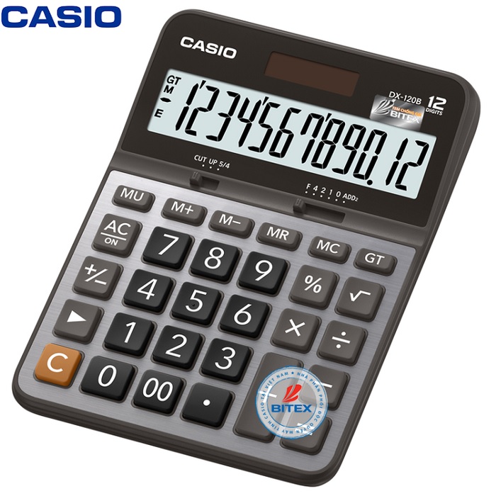 Máy tính Casio DX-120B, Bảo hành 7 năm - Hàng chính hãng Bitex