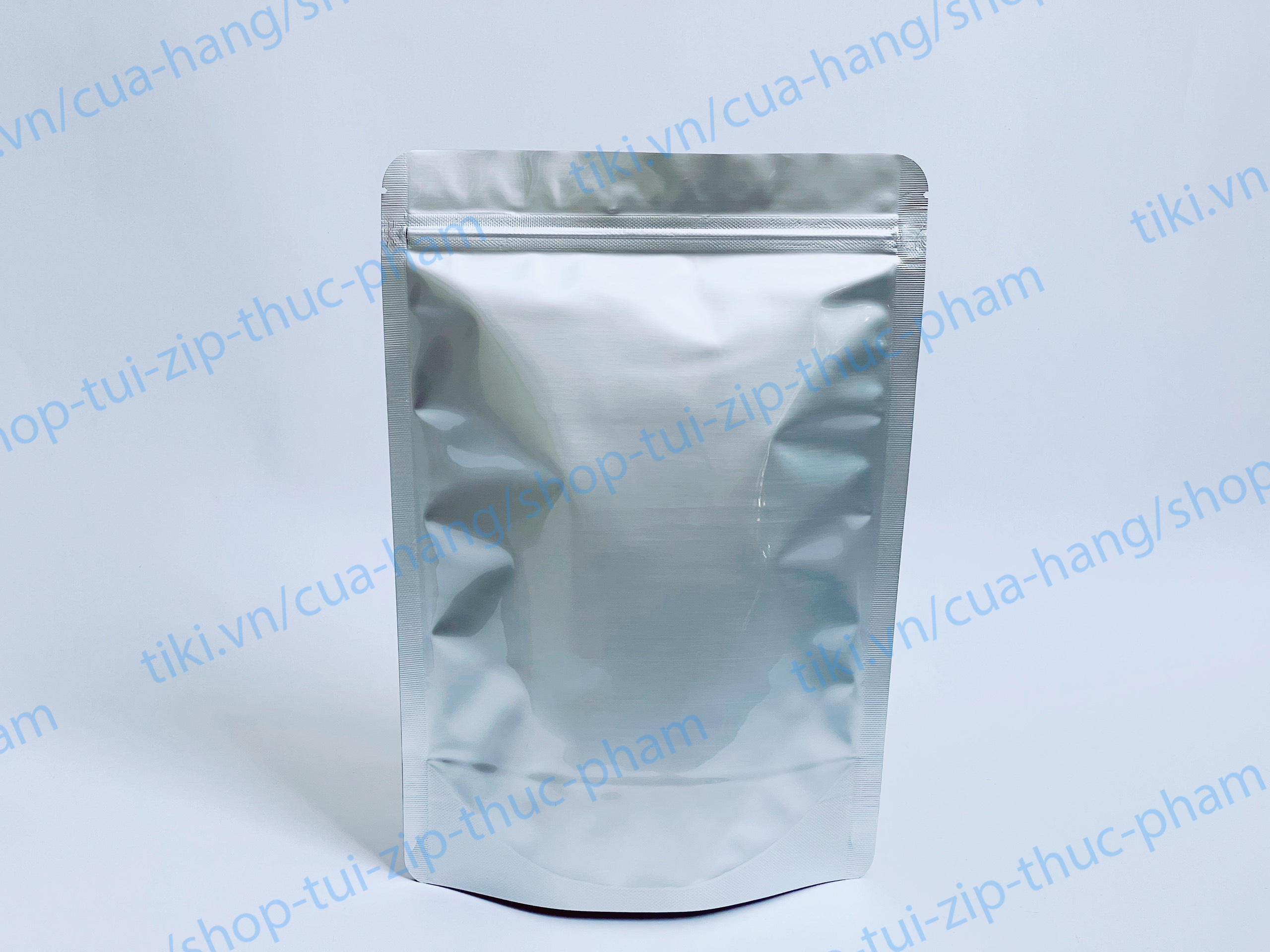 1KG Túi Zip bạc - Túi zip 2 mặt bạc - túi đựng thực phẩm khô, nước - size