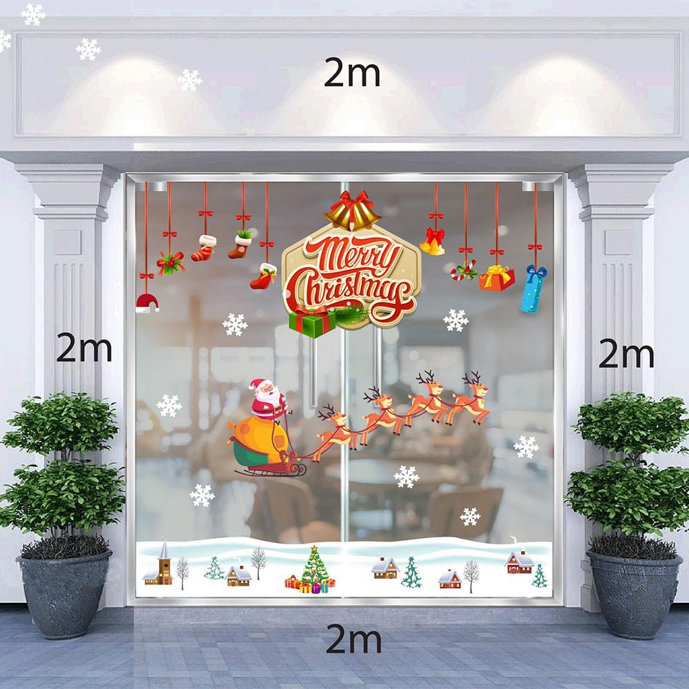 DECAL TRANG TRÍ NOEL 2021 COMBO SỐ 27