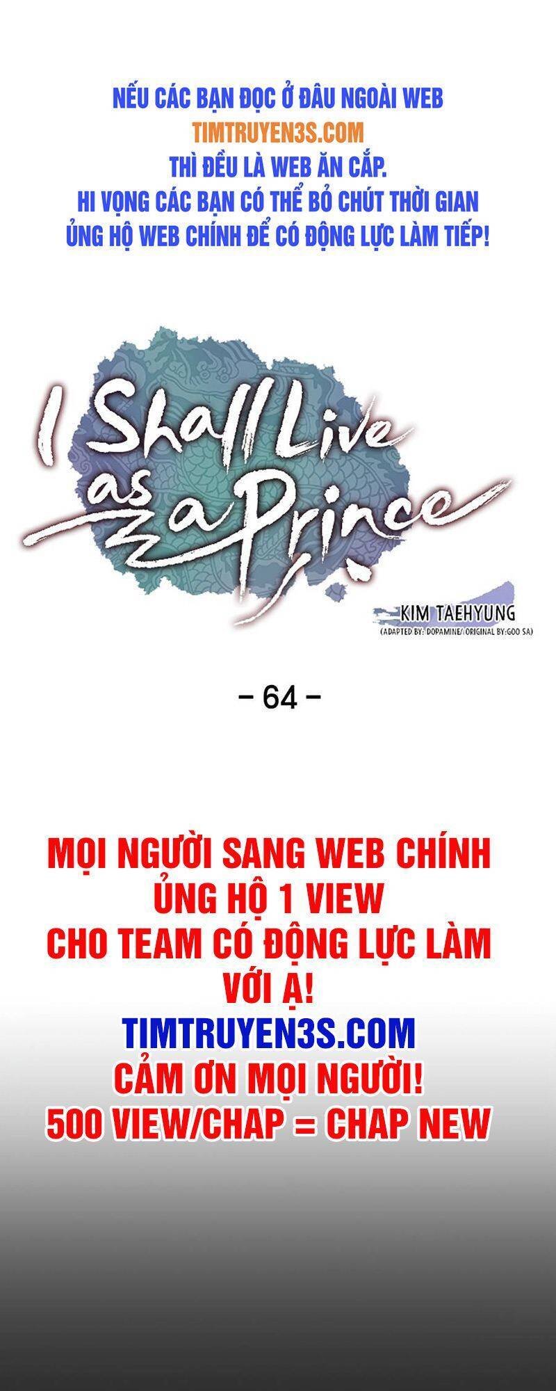 tôi sẽ sống như một hoàng tử chapter 64 1