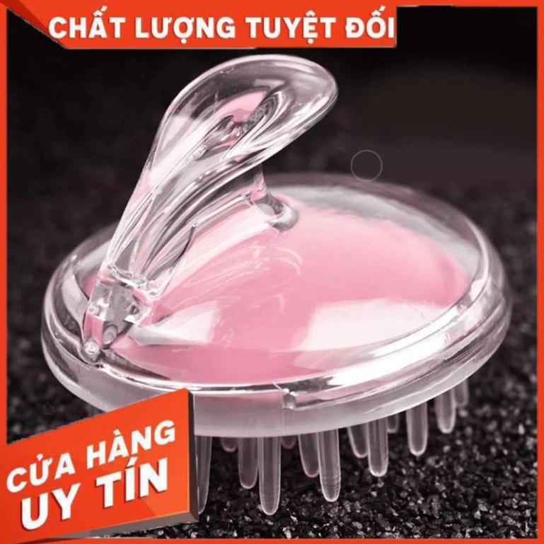 Lược massage đầu, lược gội đầu làm sach da đầu, tẩy tế bào khi gội đầu