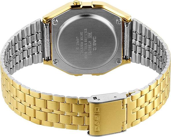 Đồng Hồ Unisex Dây Thép Không Gỉ Casio A159WGEA-1DF (33mm) - Vàng