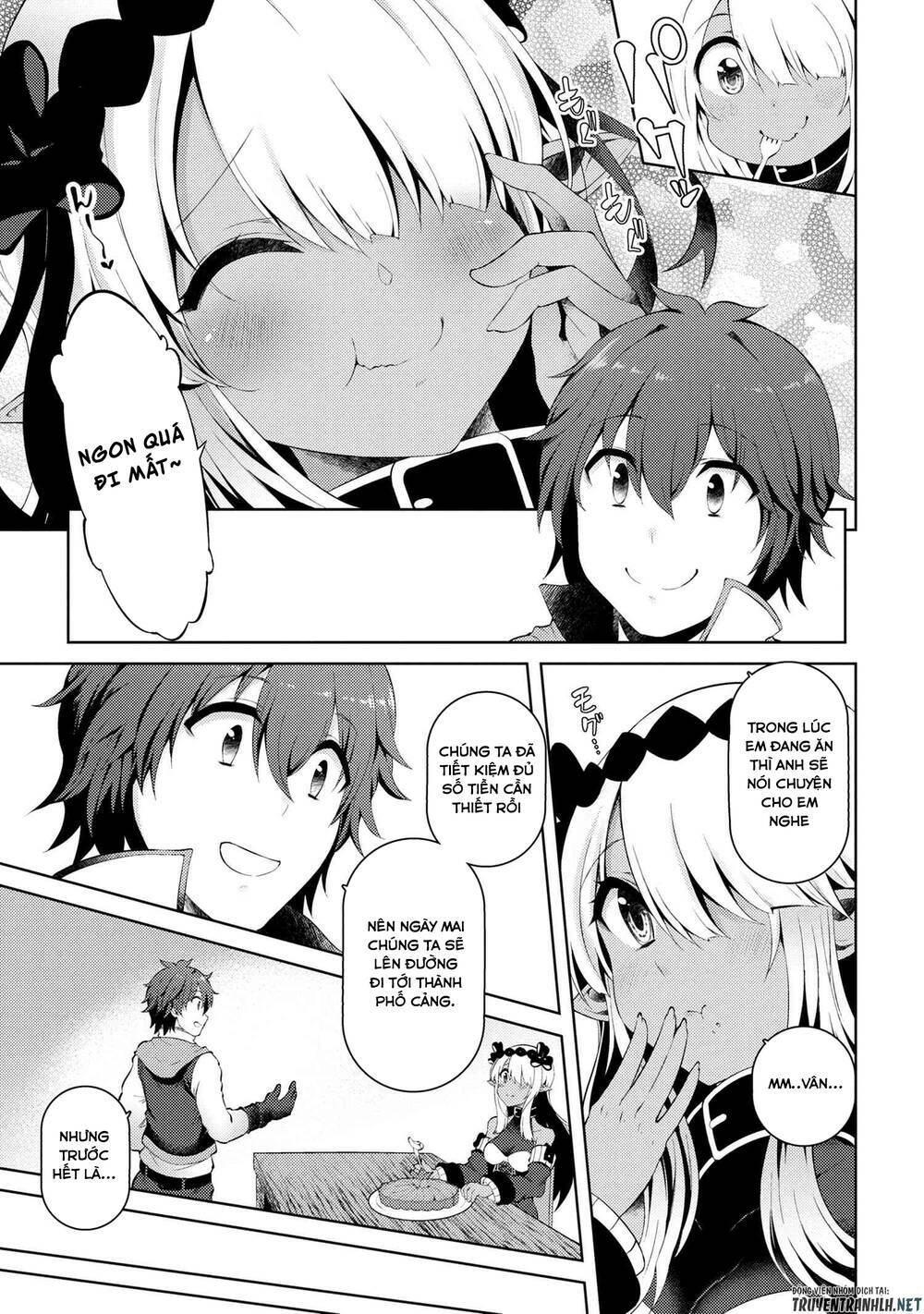 ngôi nhà của tôi đã bị đốt cháy, thế thì tại sao tôi không dùng hết số tiền còn lại để mua nô lệ dark elf? chapter 6 9