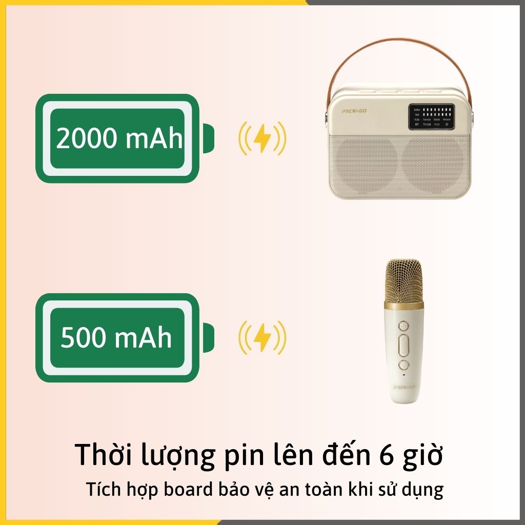 Bộ Loa Mic Karaoke Mini Bluetooth KSM01 – HÀNG CHÍNH HÃNG