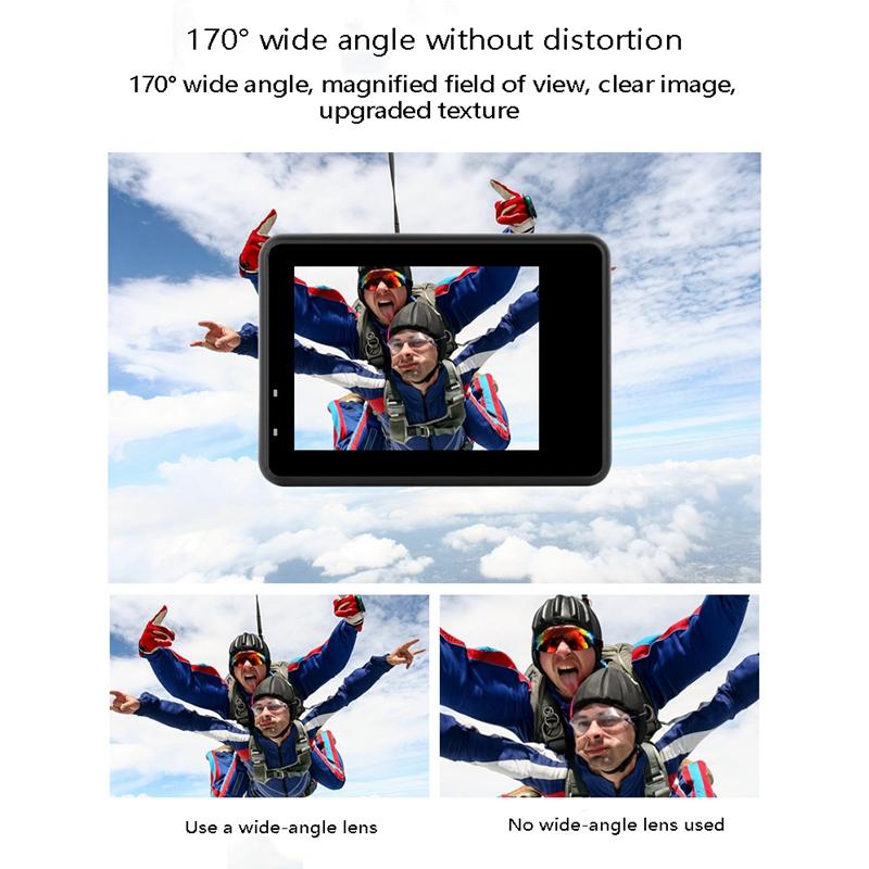 2022 Máy ảnh hành động H10 mới 4K 60fps 20MP 2.0 LCD EIS màn hình kép WiFi webcam Waterproof Faterproof Sports Video Pro Cam in Stocks