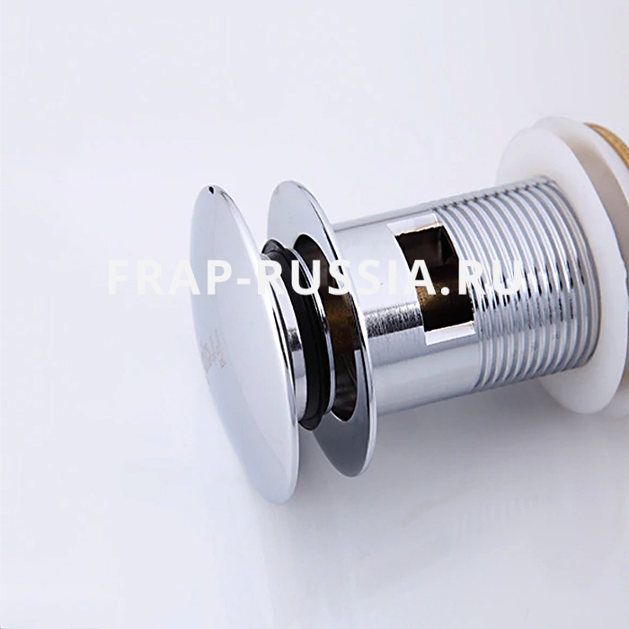 XI PHÔNG THOÁT NƯỚC DẠNG NHẤN CHẬU LAVABO SỨ NHẬP KHẨU NGA FRAP F65-2+ F80