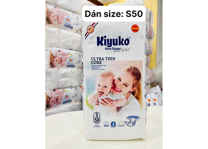 Tã bỉm dán KiyuKo S50 (3-6kg)