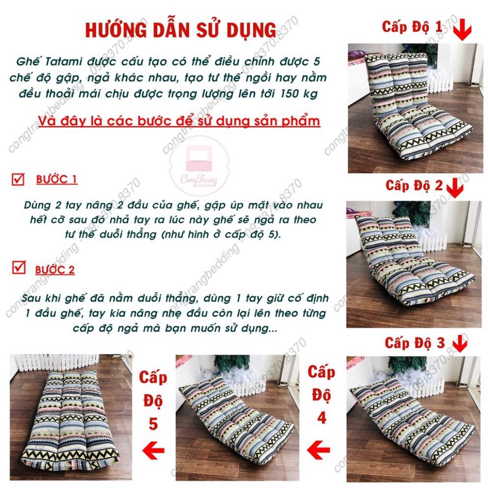 Ghế bệt nhật bản, Ghế ngồi bệt tựa Lưng tatami kiểu nhật điều chỉnh 5 cấp độ, Chịu trọng lượng 150kg M1