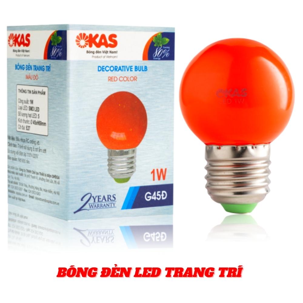 Bóng đèn LED trang trí hình trái chanh G45-Okas