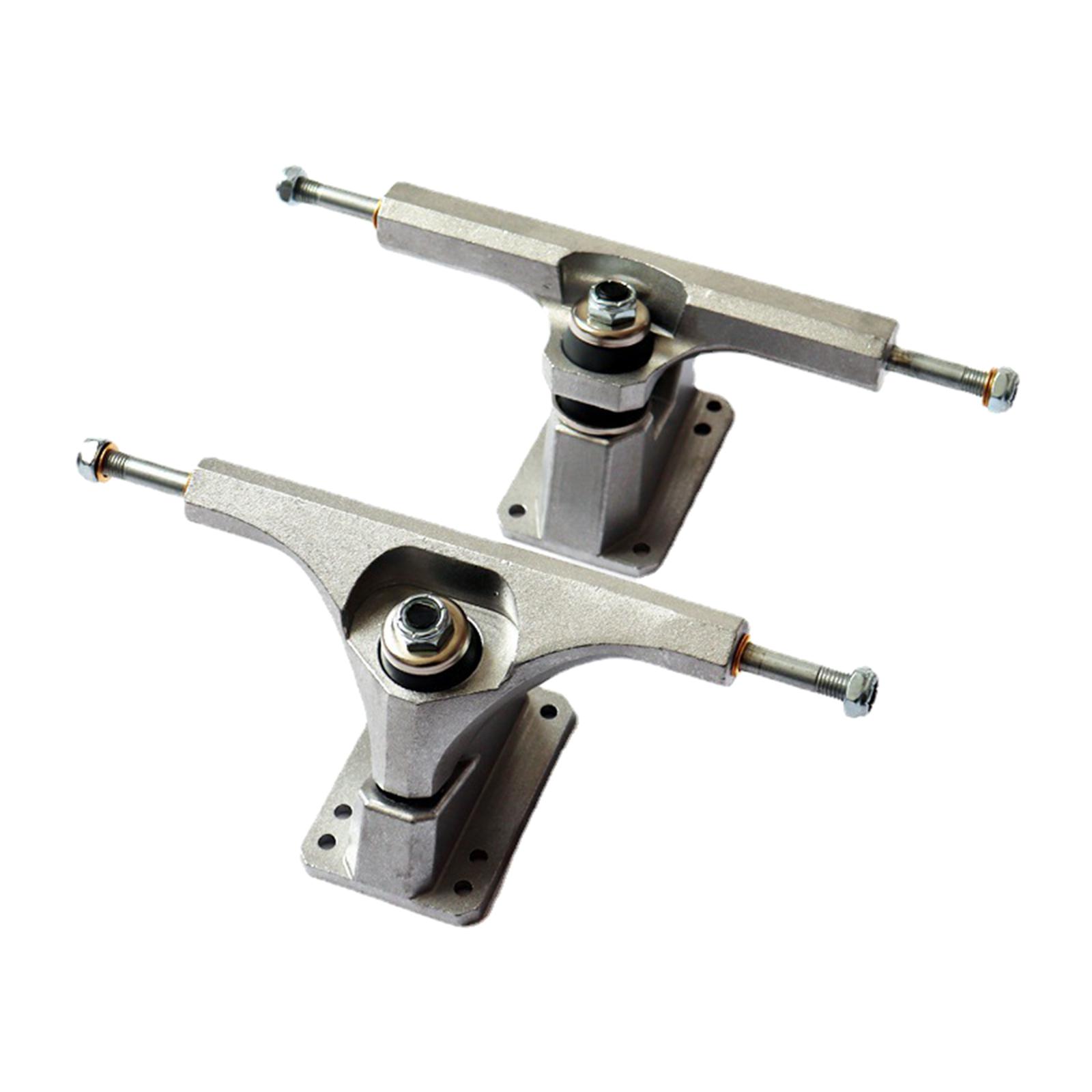 1Pair Skateboard Trucks 6.25 Hangar Aluminum Alloy for Longboard Deck Cruise