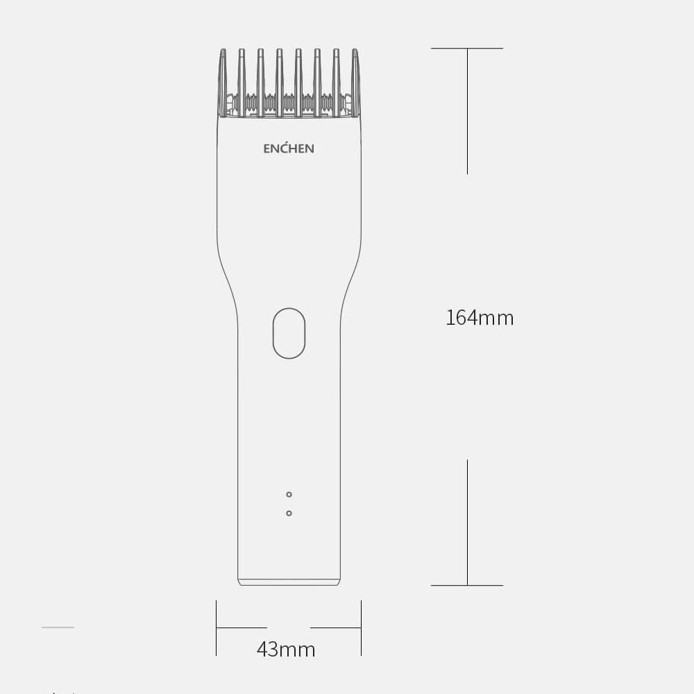 Tông đơ cắt tóc XIAOMI ENCHEN sạc USB với 2 chế độ cắt