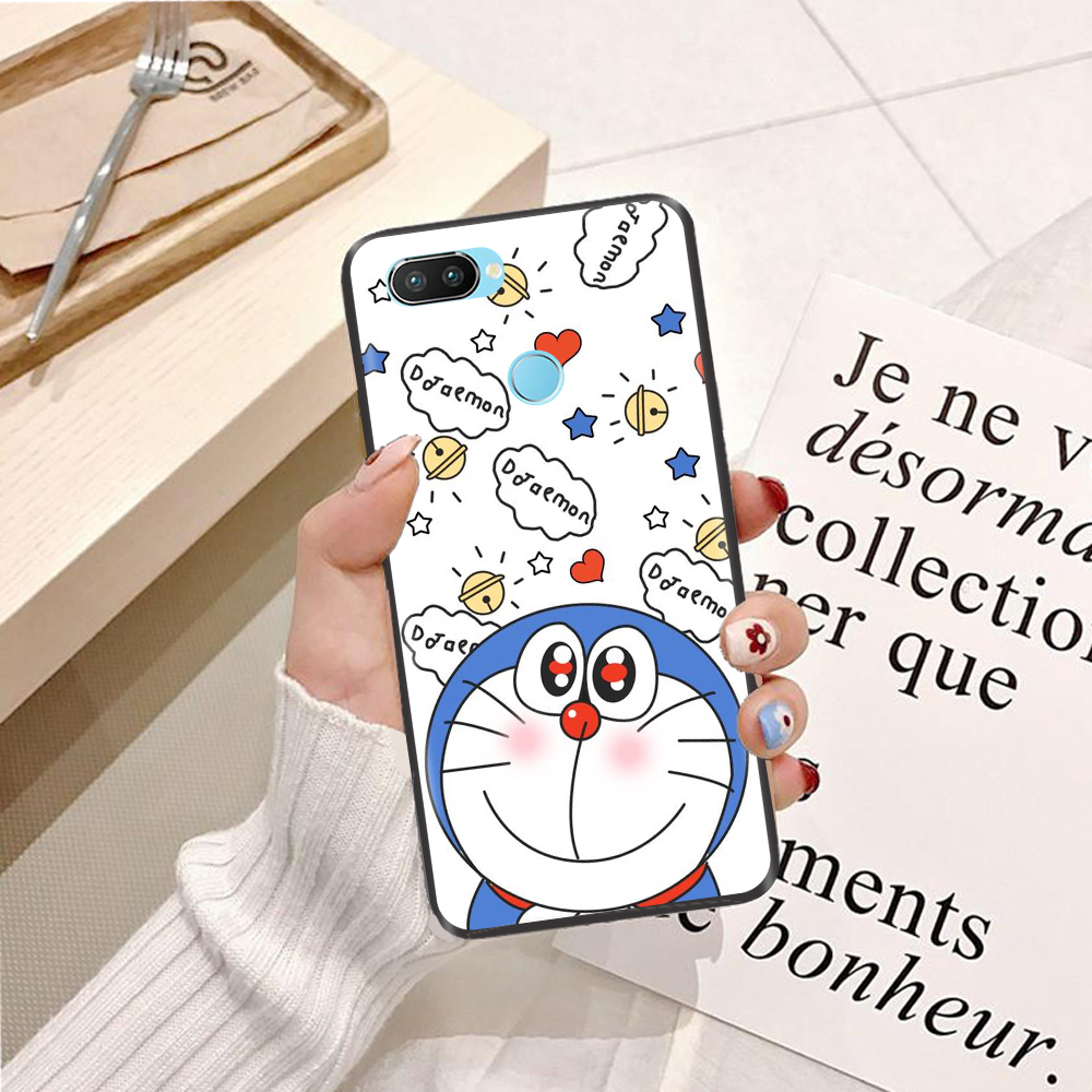 Ốp lưng điện thoại Realme 2 Pro viền silicon dẻo TPU  hình Doremon Dễ Thương - Hàng chính hãng