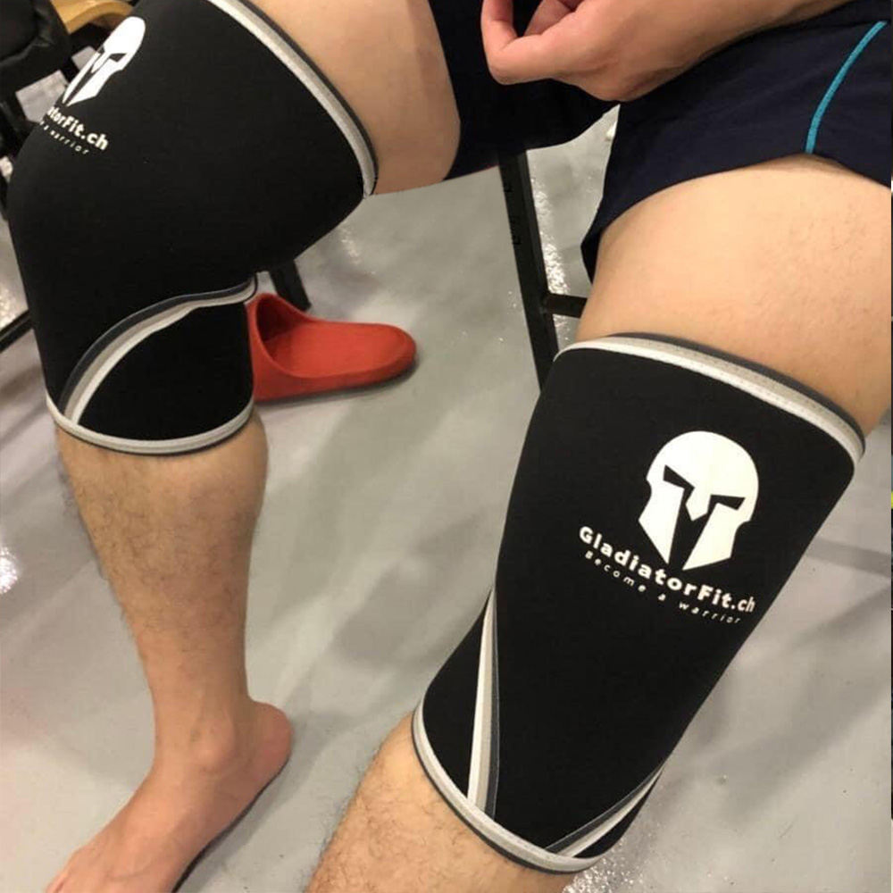Bó gối tập Gym bảo vệ đầu gối - Xỏ gối thể thao Gladiator cao cấp 8mm