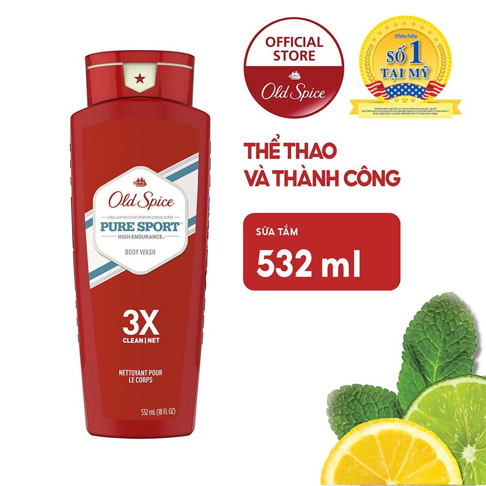 Sữa Tắm Old Spice Pure Sport High Endurance 532ml