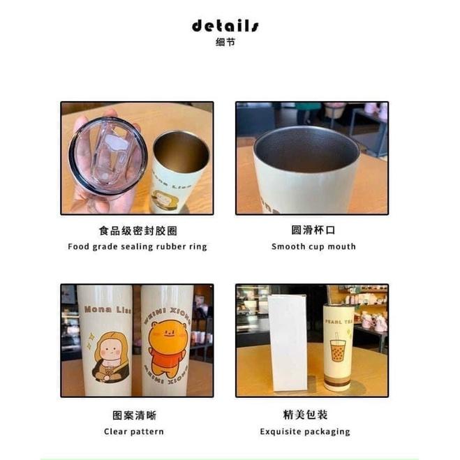 Cốc đựng nước giữ nhiệt cute nhiều hình