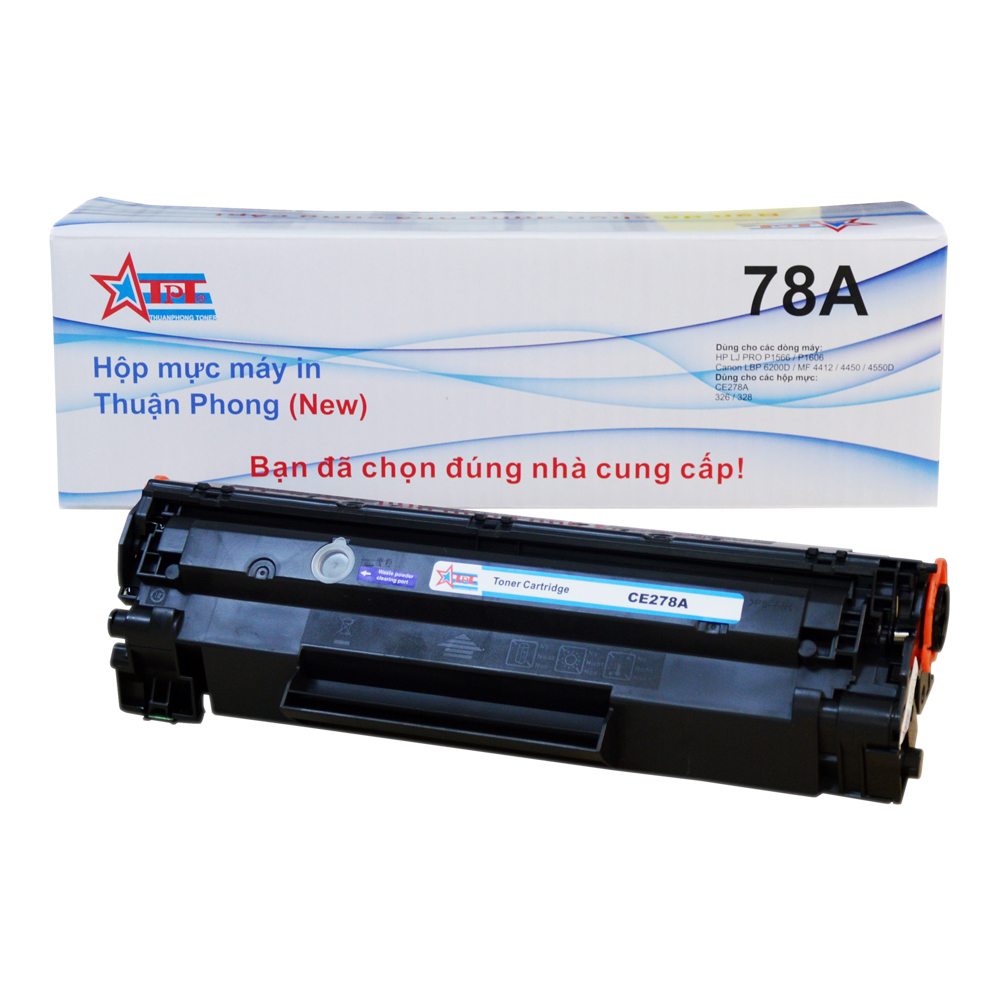 Hộp mực Thuận Phong 78A (TỰ NẠP) dùng cho máy in HP LJ P1566/ P1606/ M1536/ Canon LBP 6200D/ 6230DN/ MF 4400/ 4430/ 4580 - Hàng Chính Hãng