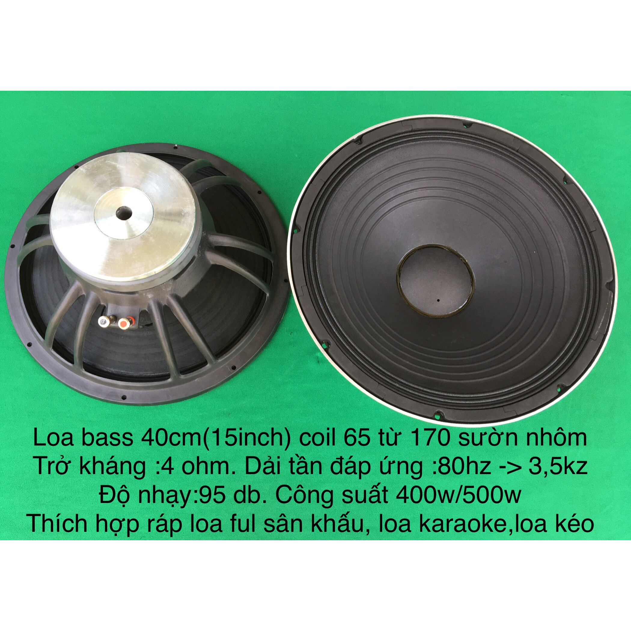 Loa bass 40 coil 65 từ 170 4 ohm