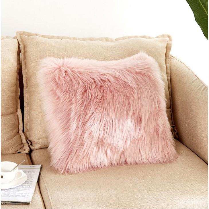 Ruột kèm vỏ gối tựa lưng sofa lông mềm cao cấp PA9167