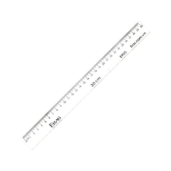 Bộ 5 Thước Kẻ Trắng 30 cm - Eras E905