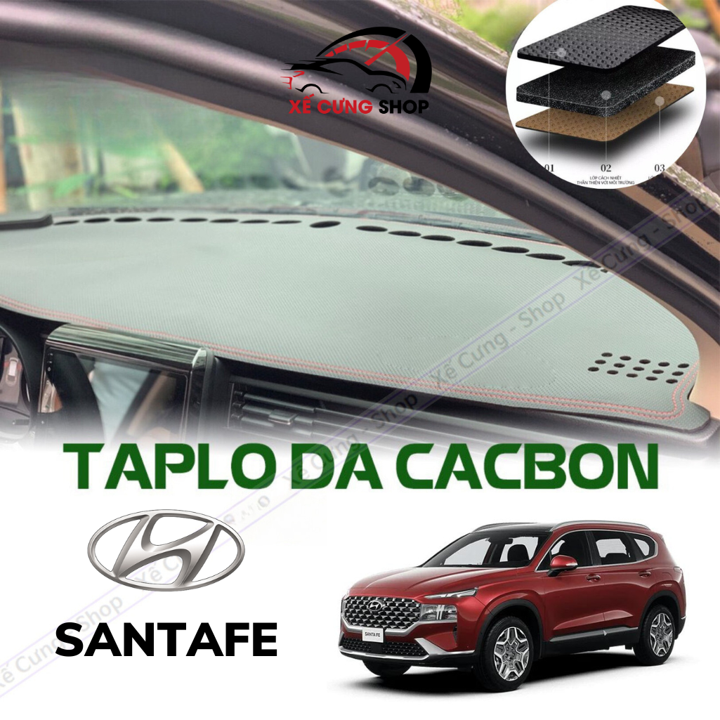 Thảm phủ taplo Hyundai Santafe 2019-2023