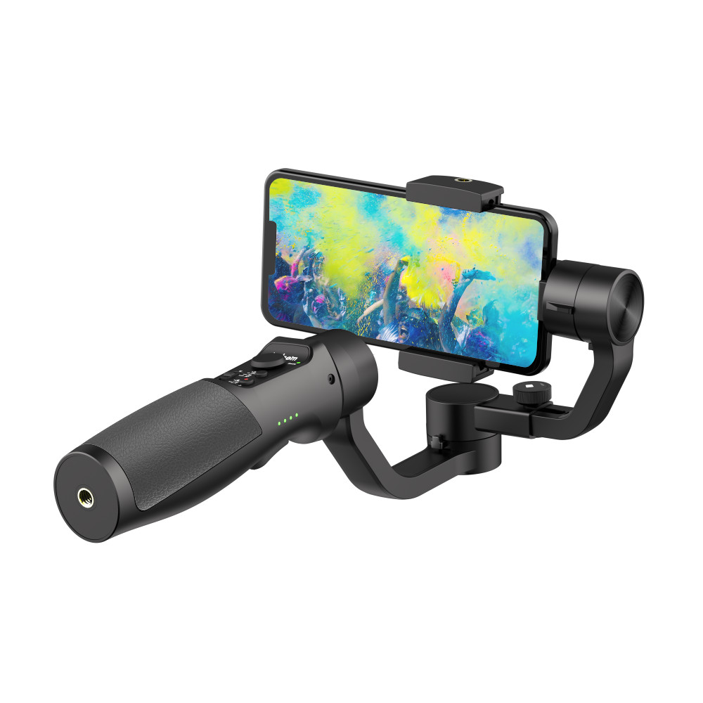 Hohem Isteady Mobile plus-Gimbal Chống Rung Dành Riêng Cho Điện Thoại Smartphone, Nhận Diện Khuôn Mặt, Theo Dõi Chuyển Động, Hoạt Động 12 Giờ - Hàng chính hãng