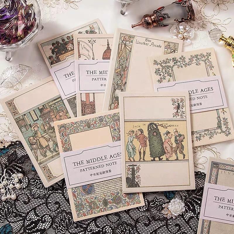 Mix 30 tờ giấy trang trí kiểu vintage không trùng mẫu p.2